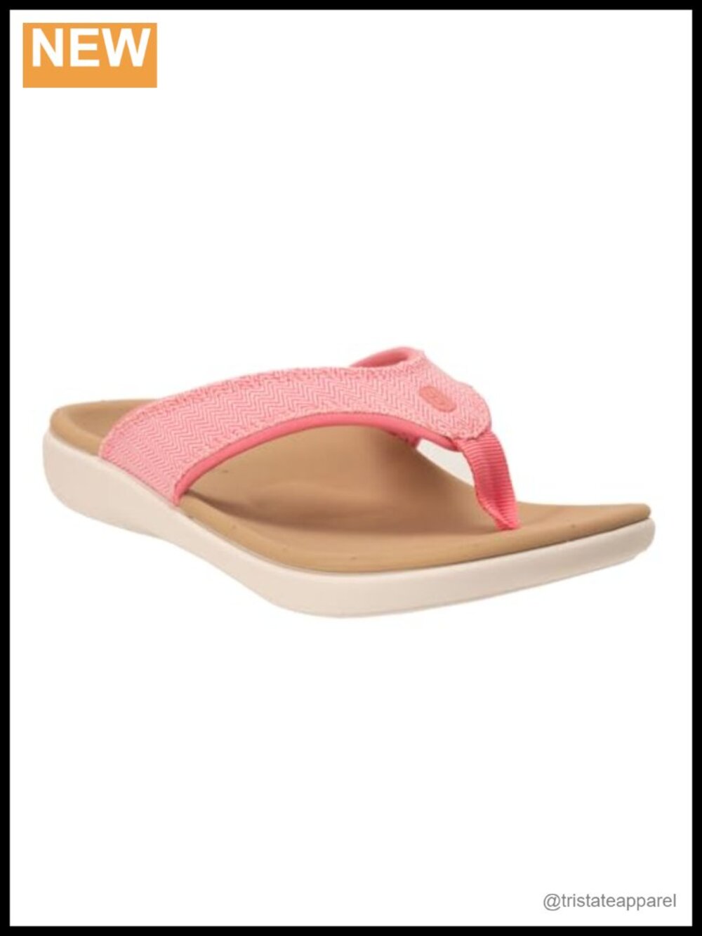 Revitalign Yumi Payton Canvas Flip-Flop Sandals Comfort Footbed
